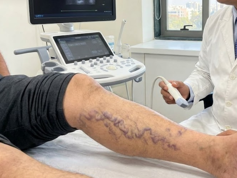 Patient evaluation for varicose vein laser treatment