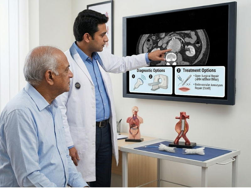 Abdominal aortic aneurysm consultation
