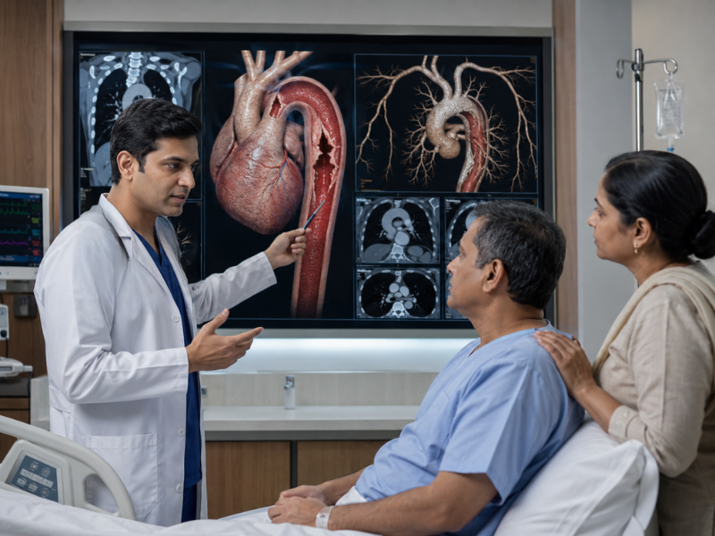 Aortic dissection consultation