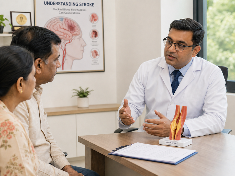 Carotid artery stenosis consultation
